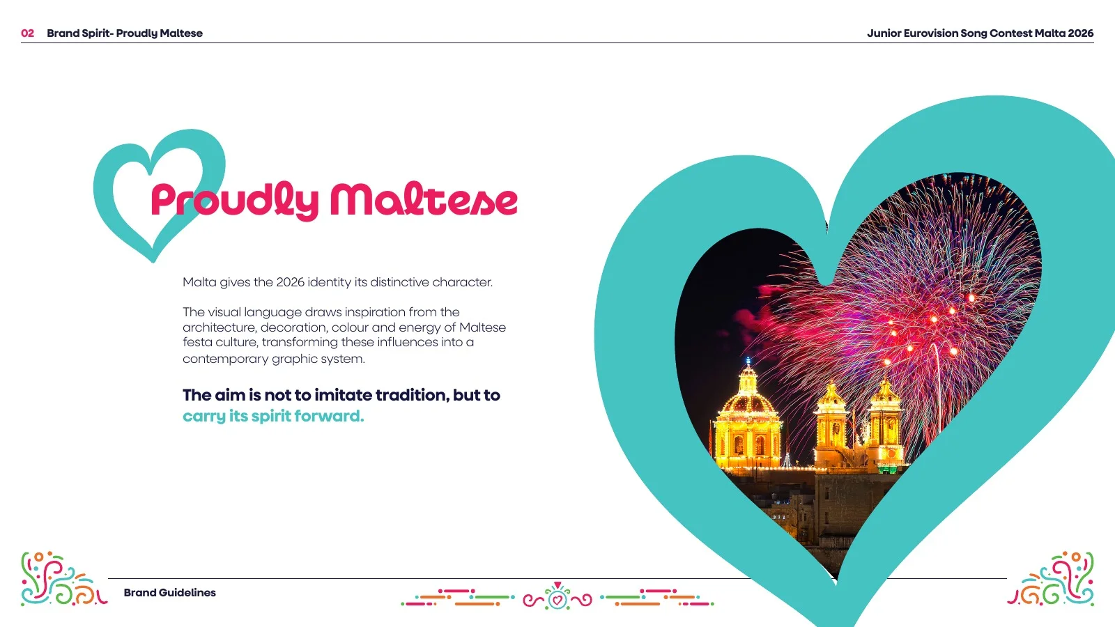 Brand guideline: Proudly Maltese. Rooted in local culture, expressed for today.
