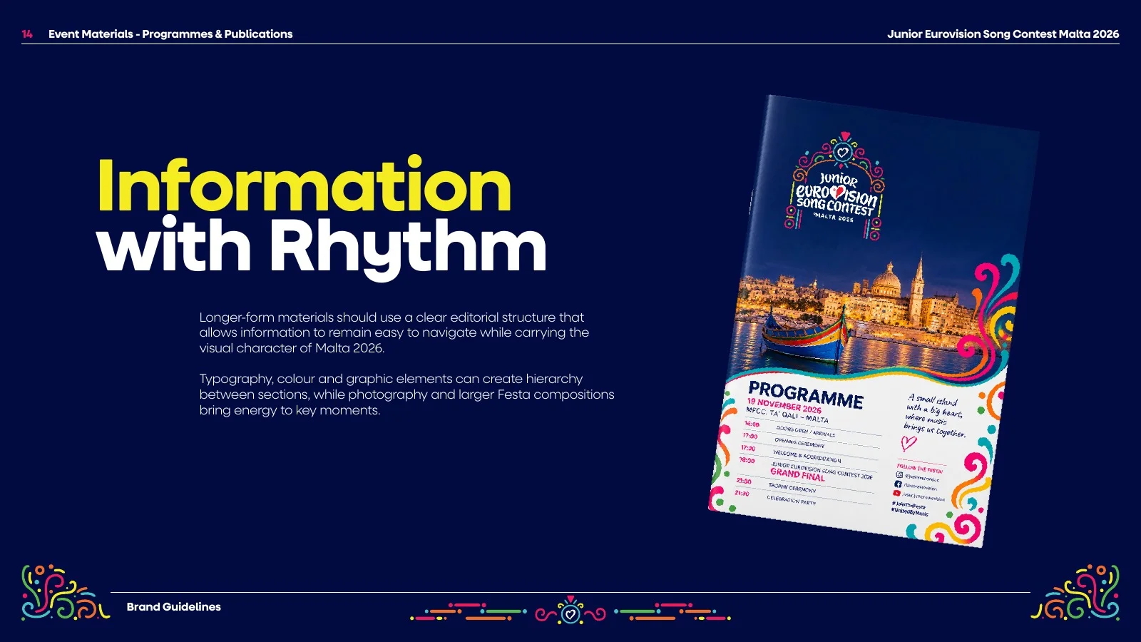 Brand guideline, merchandise and event: page 108